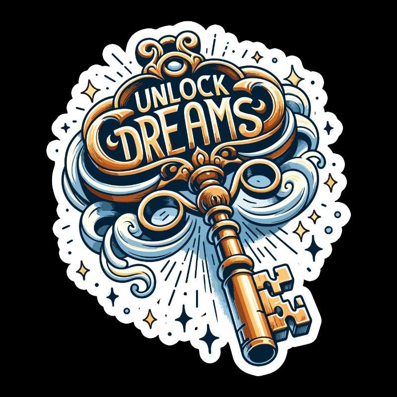 Unlock Dreams - Key Illustration