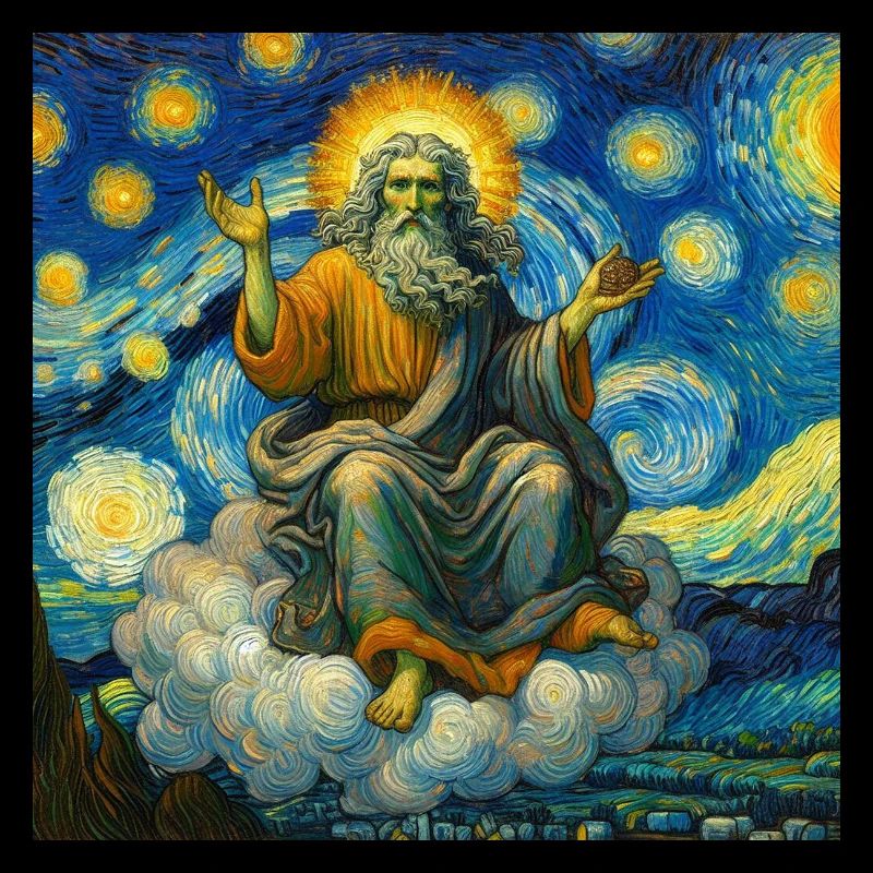 Dieu dans un Van Gogh