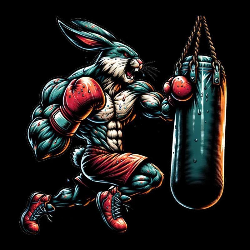 Lapin de boxe