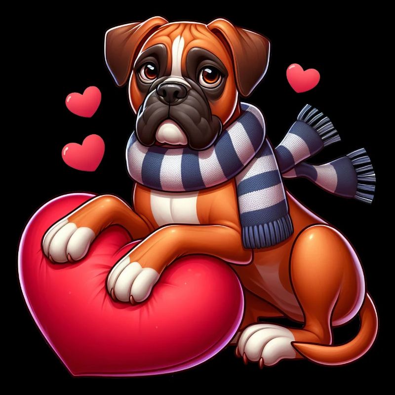Boxer Chien Amour