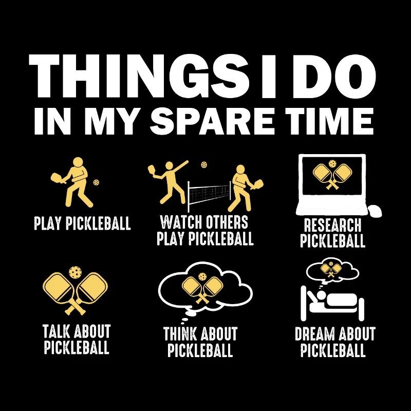 Ce que je fais dans mes temps libres Pickleball