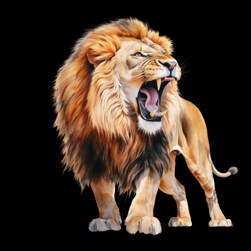 Brüllender Löwe
