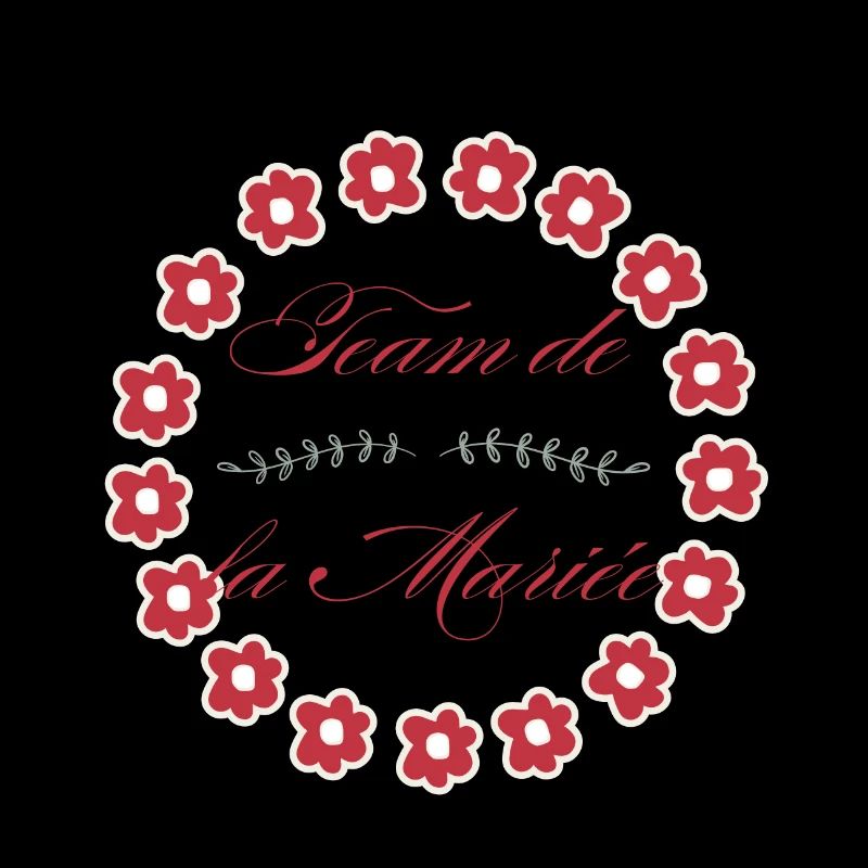 Blumenbraut-Braut-Team