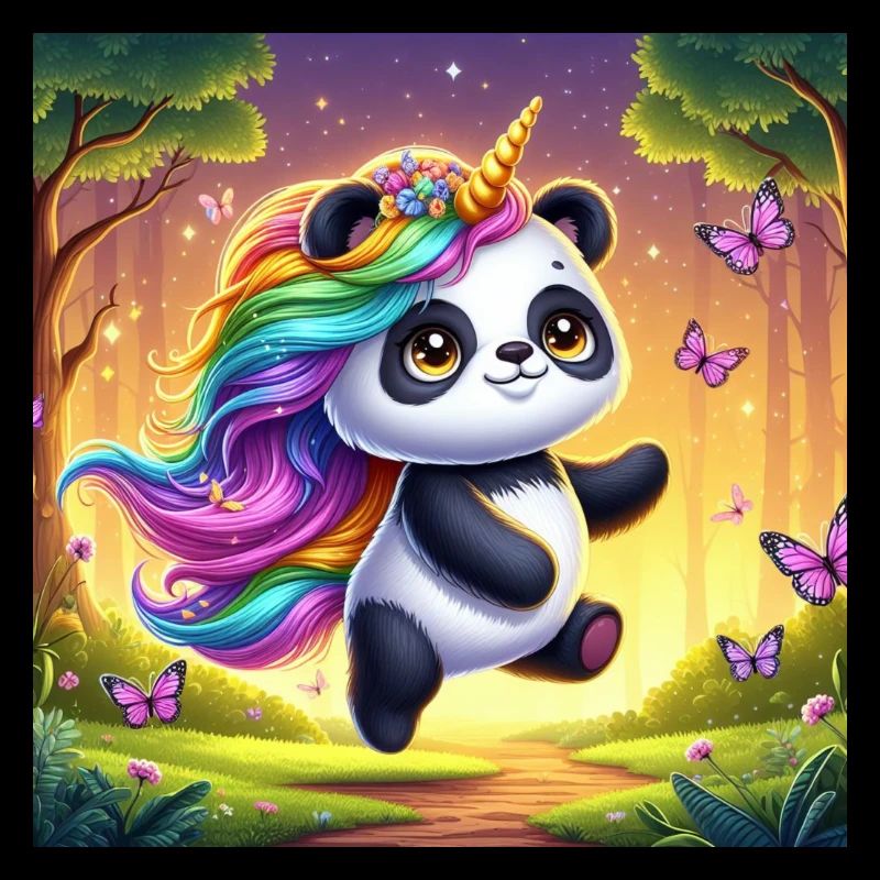 Panda licorne