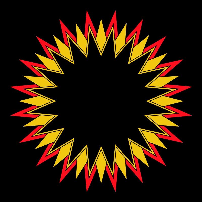 Explosion de vente rouge orange et jaune