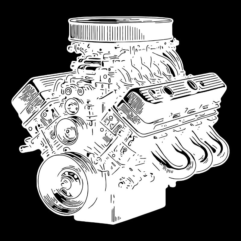 Mechanic Fan Engine Block Cylinder Displacement Engine
