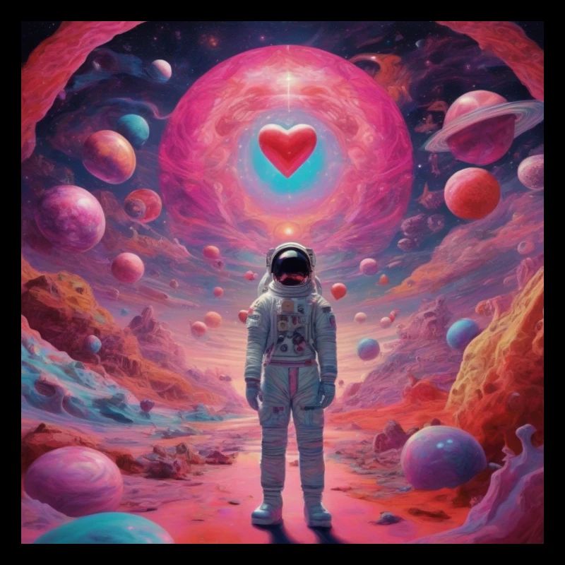 Astronaute amoureux