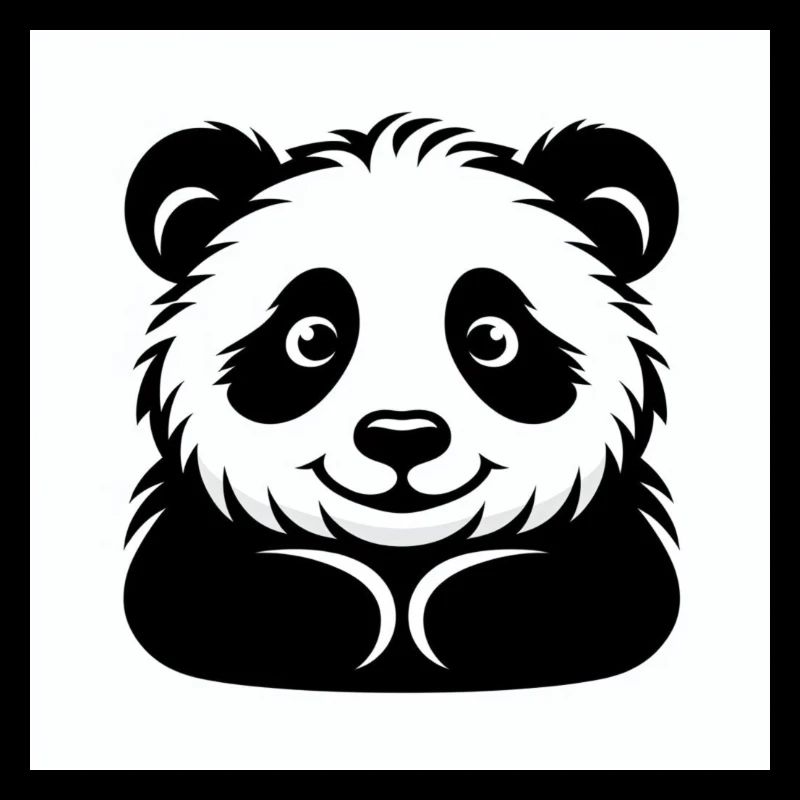 Cheerful Panda Bear