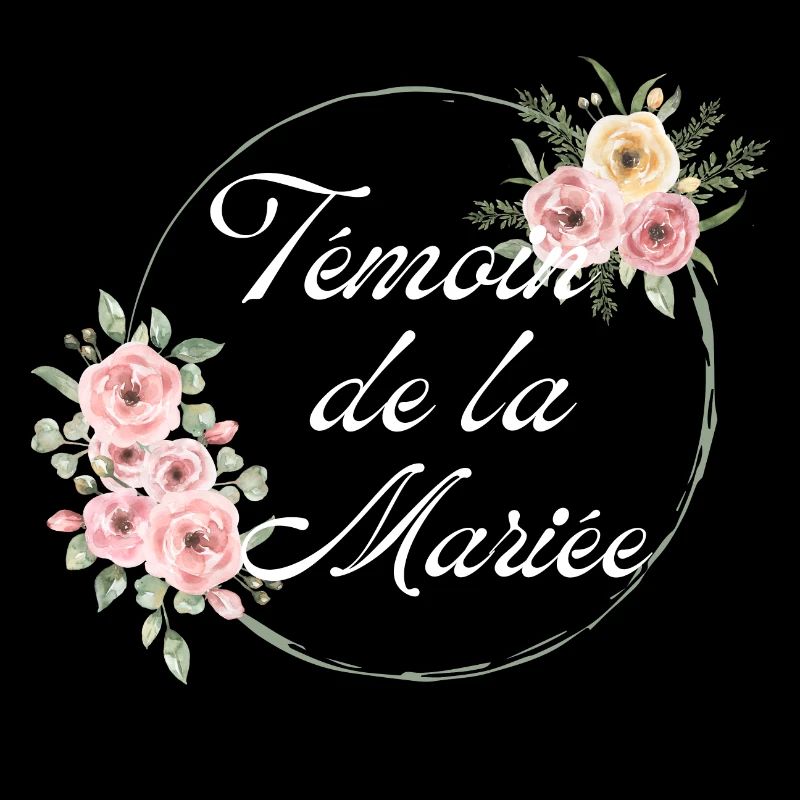 Bride's best man with pink flowers - matching tshirt