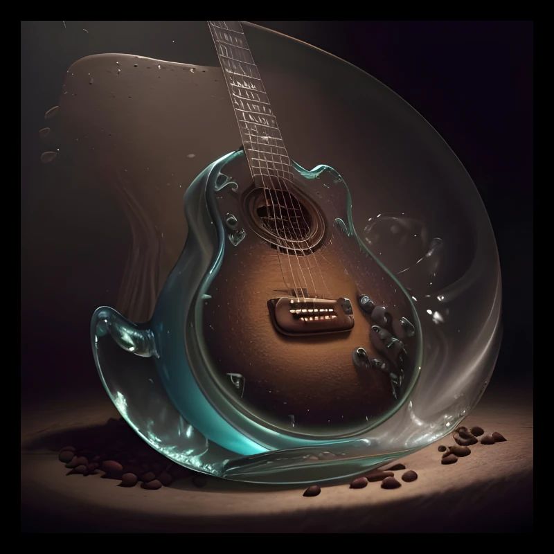 Coffee and guitar