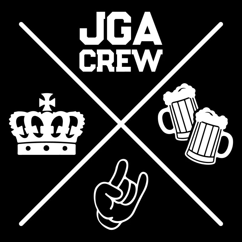 Jga Crew Enterrement de vie de garçon en disant