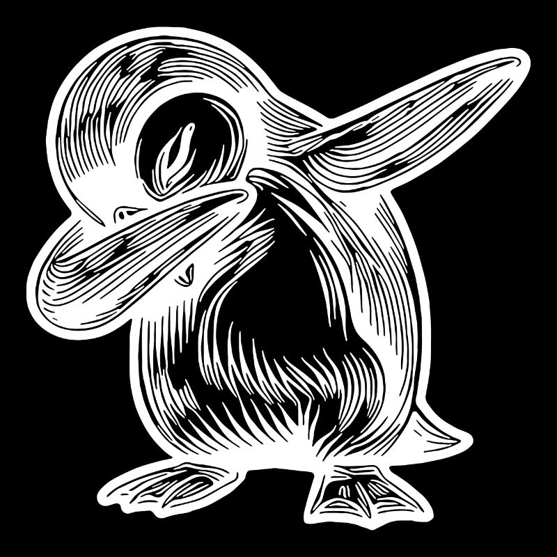 Cool Penguin mignon petit pingouin dabbing