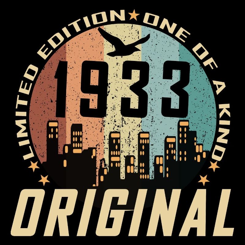 Vintage Décembre 1933 Cadeau d Anniversaire 91 ans