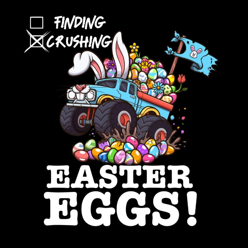 Crushing Easter Eggs Monster Truck
