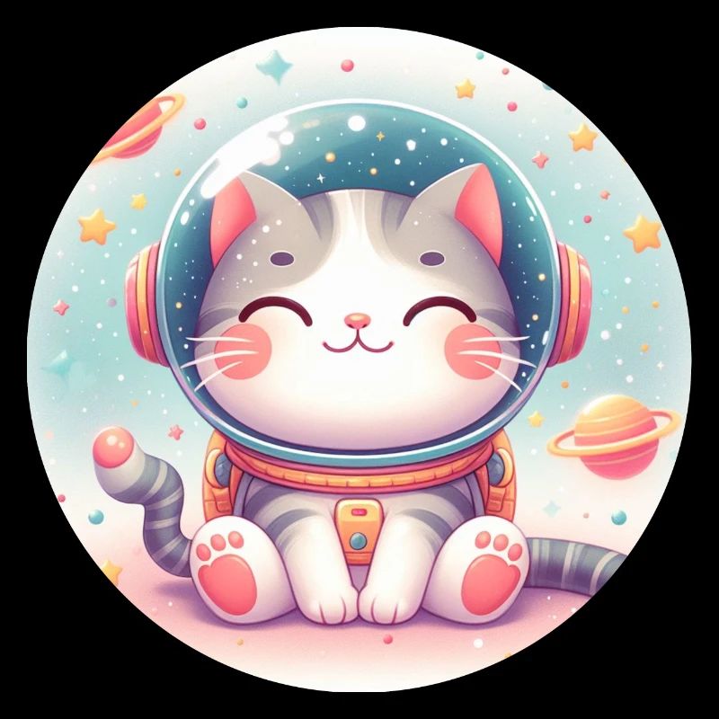 Espace, Chat, Astronaute