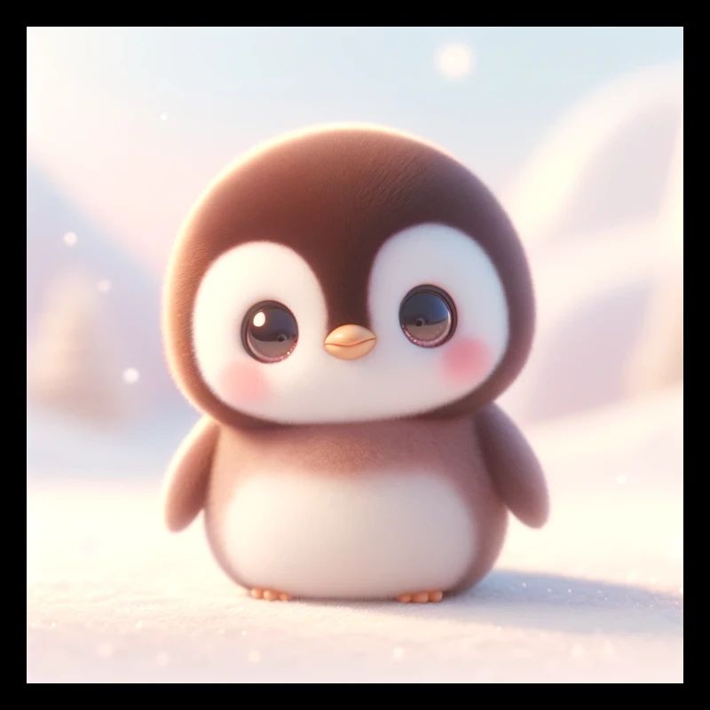 Penguins snow 2