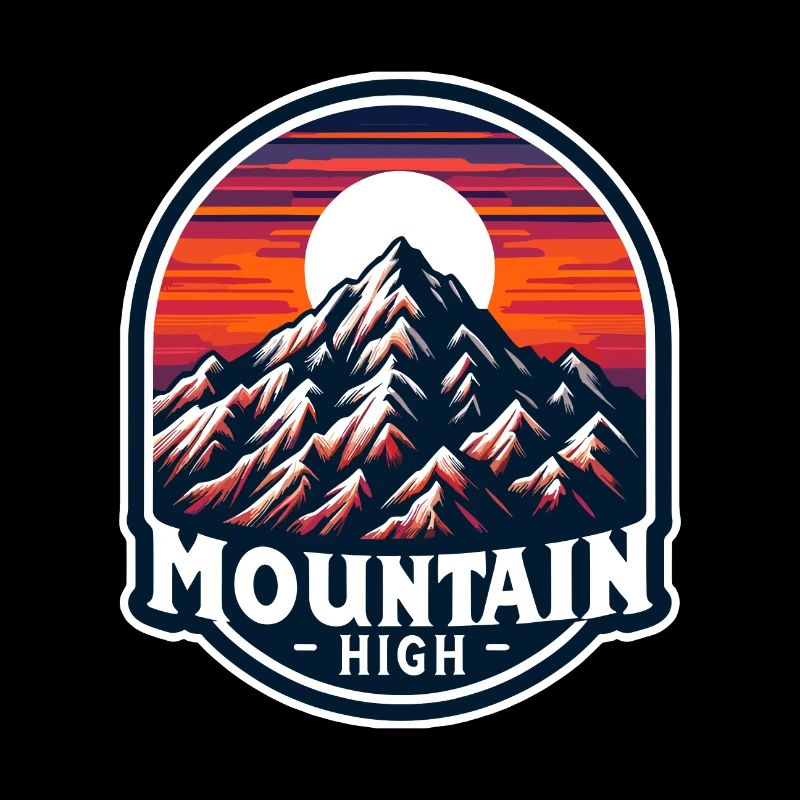 Mountain High - Berg Illustration
