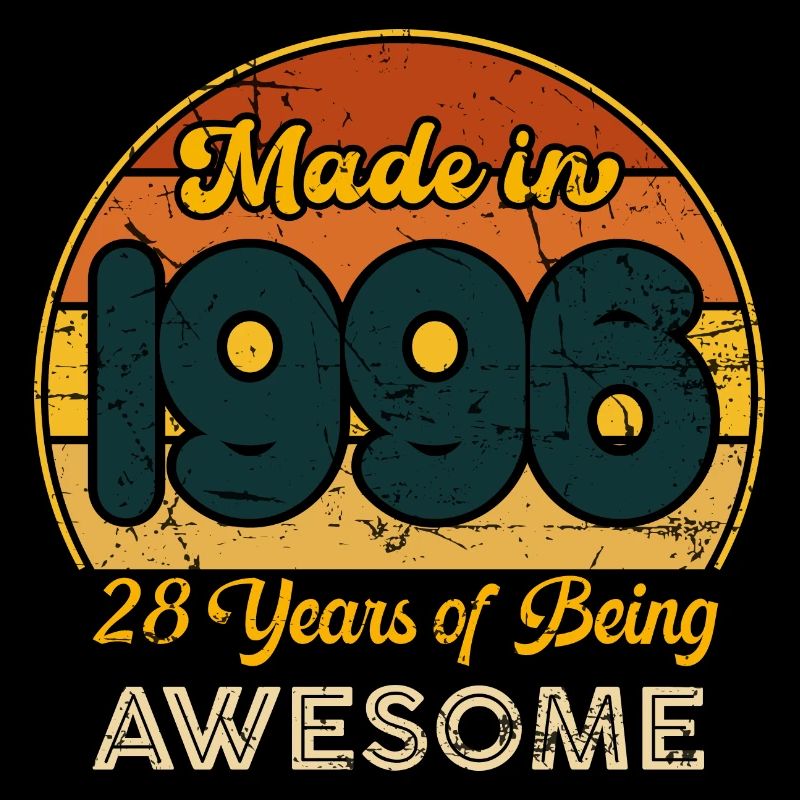 Geboren 1996 – Vintage 1996 Geburtstag Retro