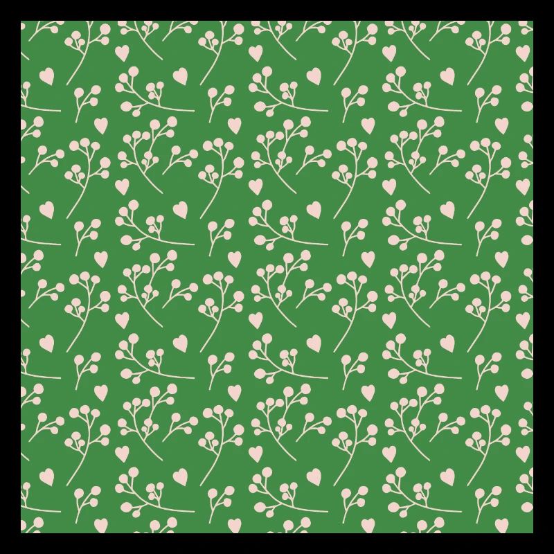 Blume-Blatt-Muster fleur feuille motif