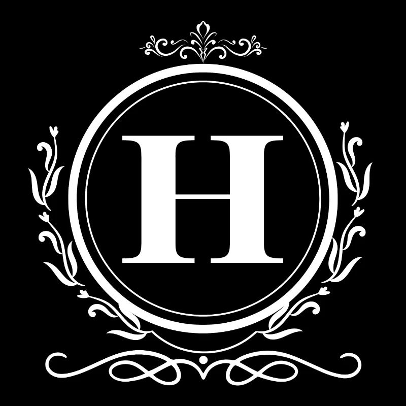 Buchstabe H Dekoration