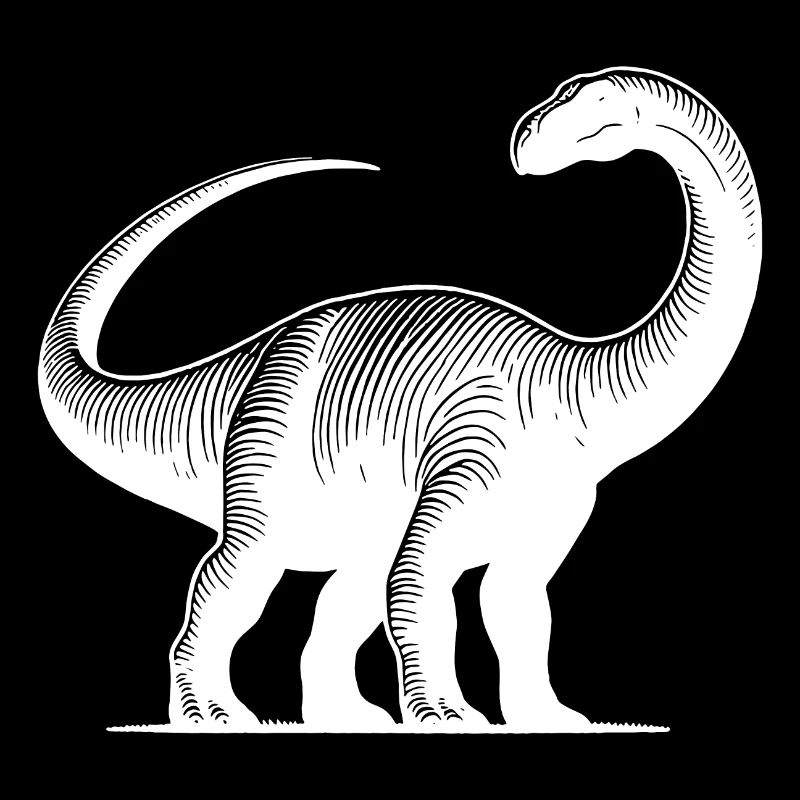 Gewaltiger Brachiosaurus Dino Dinosaurier
