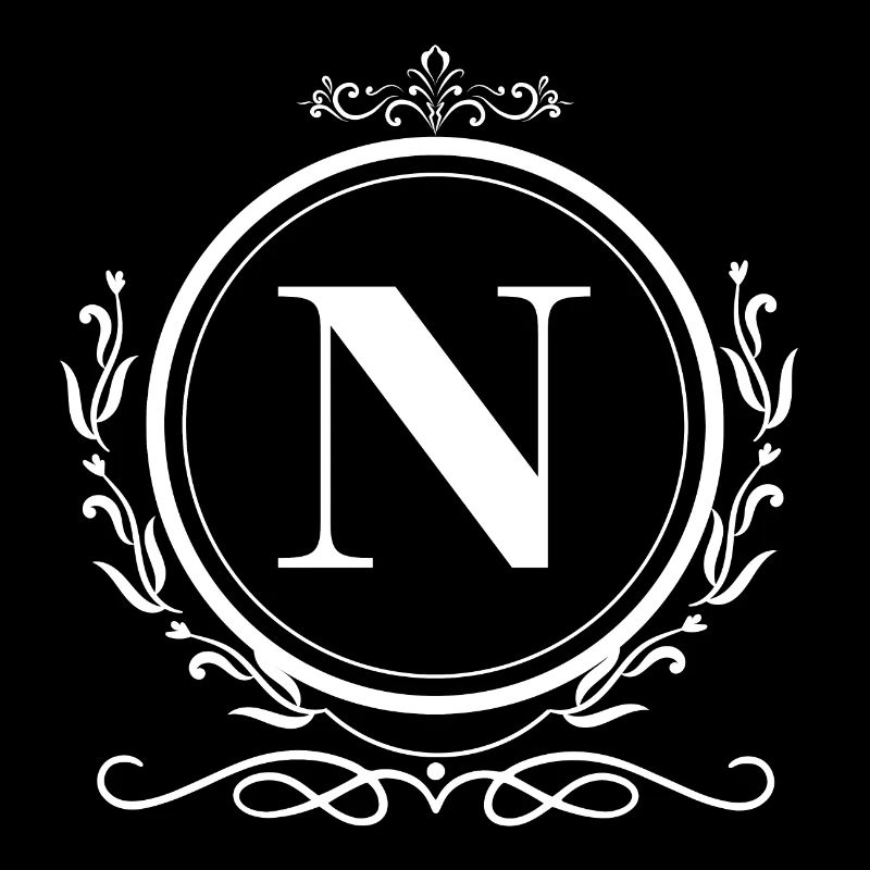 Buchstabe N Dekoration