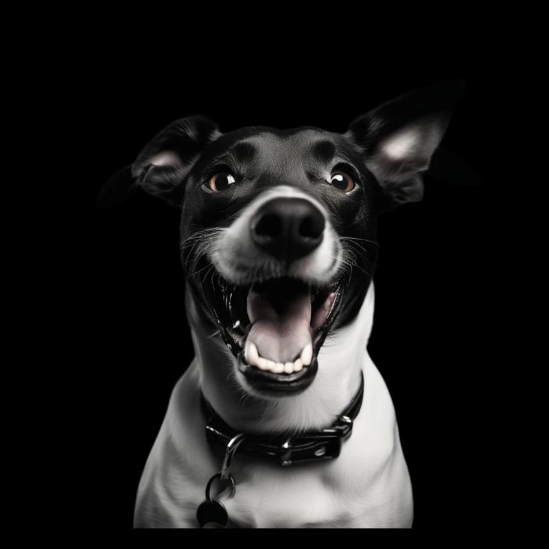 Chien Noir & Blanc