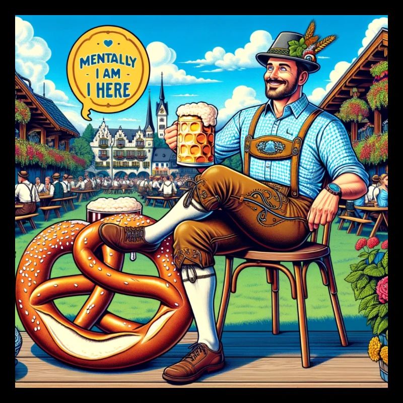 Biergarten - mentally I am here
