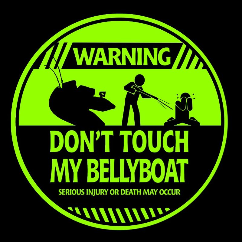 Bellyboat warning