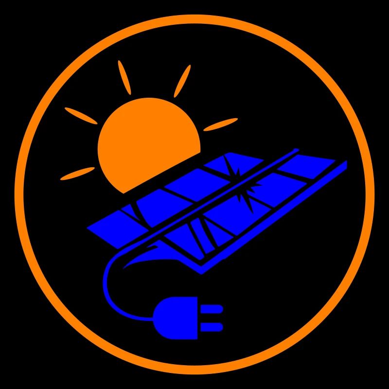 Solar Energy Photovoltaic System Icon