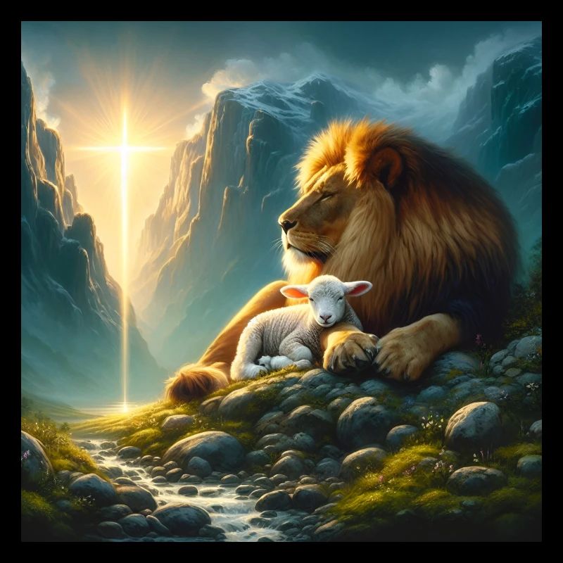 Löwe und das Lamm