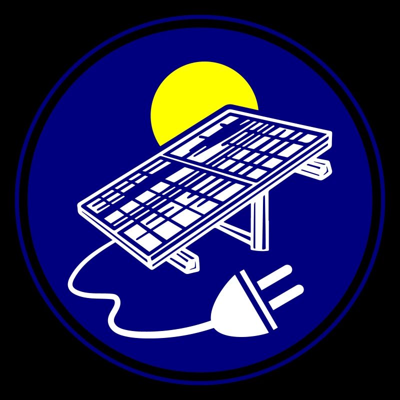 Solar Energy Photovoltaic System Icon