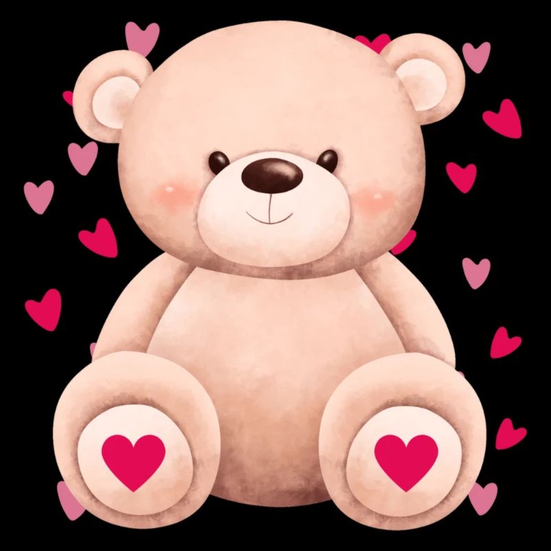 Cute cuddly bear