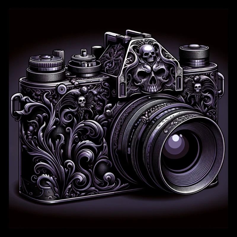 Skull Gothic Camera