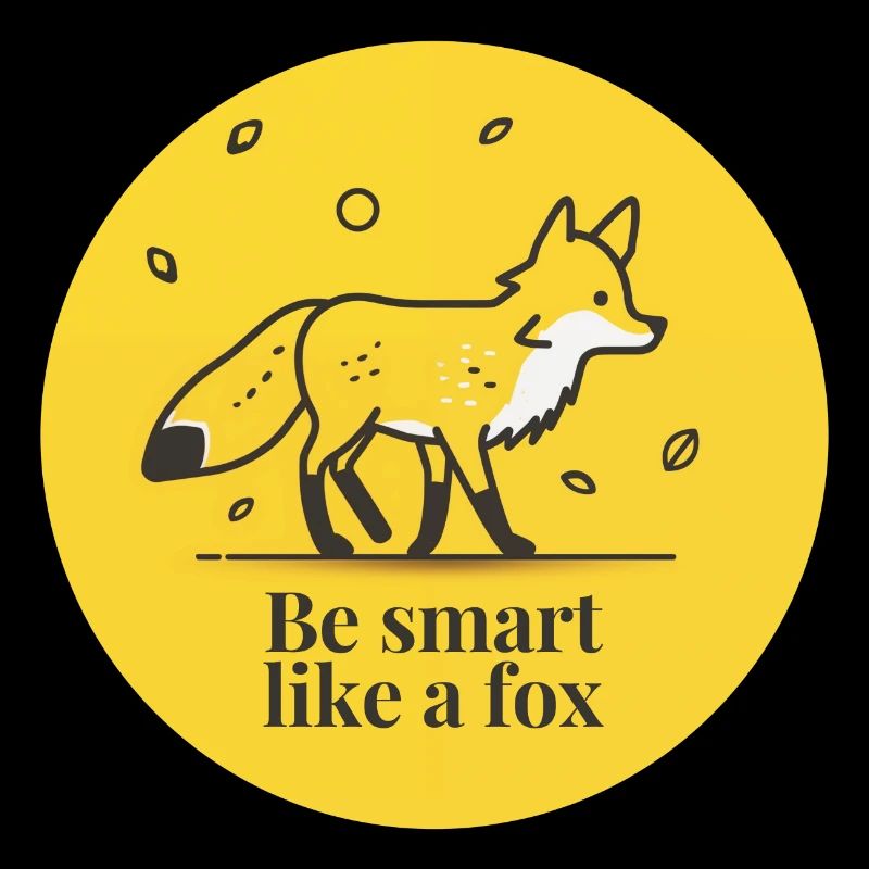 Sei so klug wie ein Fuchs - Be smart like a fox
