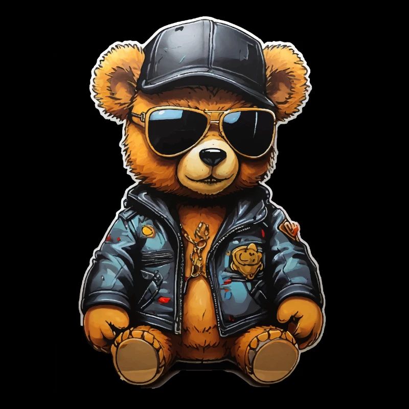 Teddybär Rapper Ganster