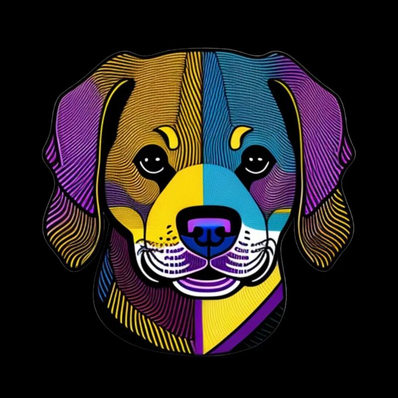 Abstract Labrador Retriever
