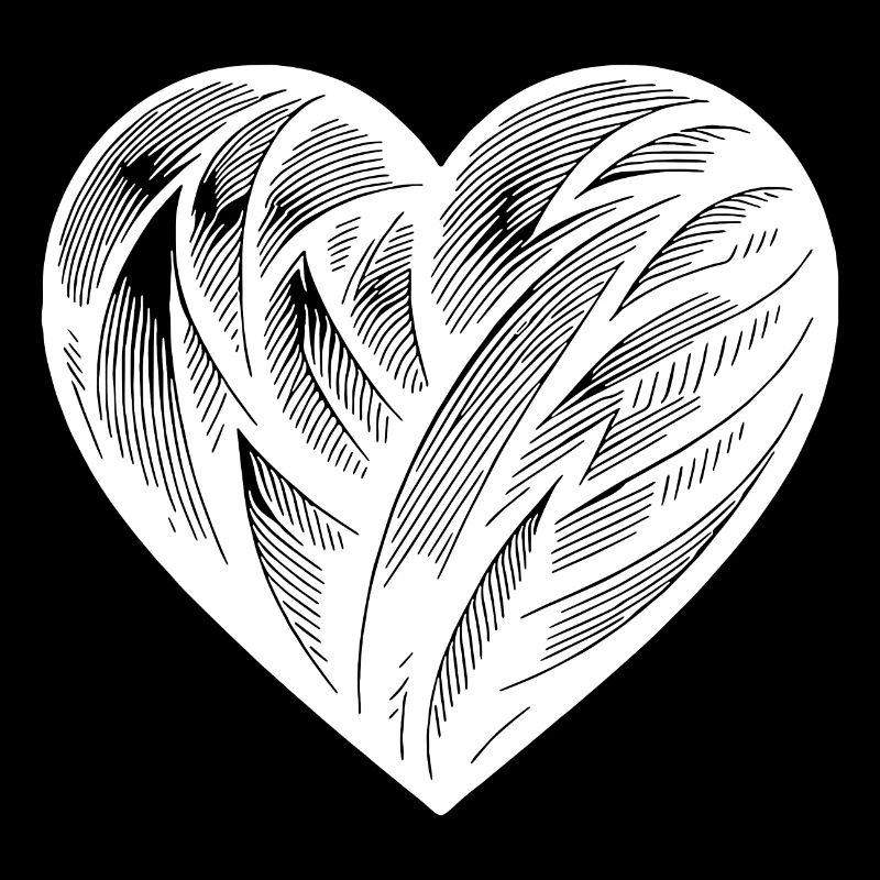 Elegantes Tattoo Herz