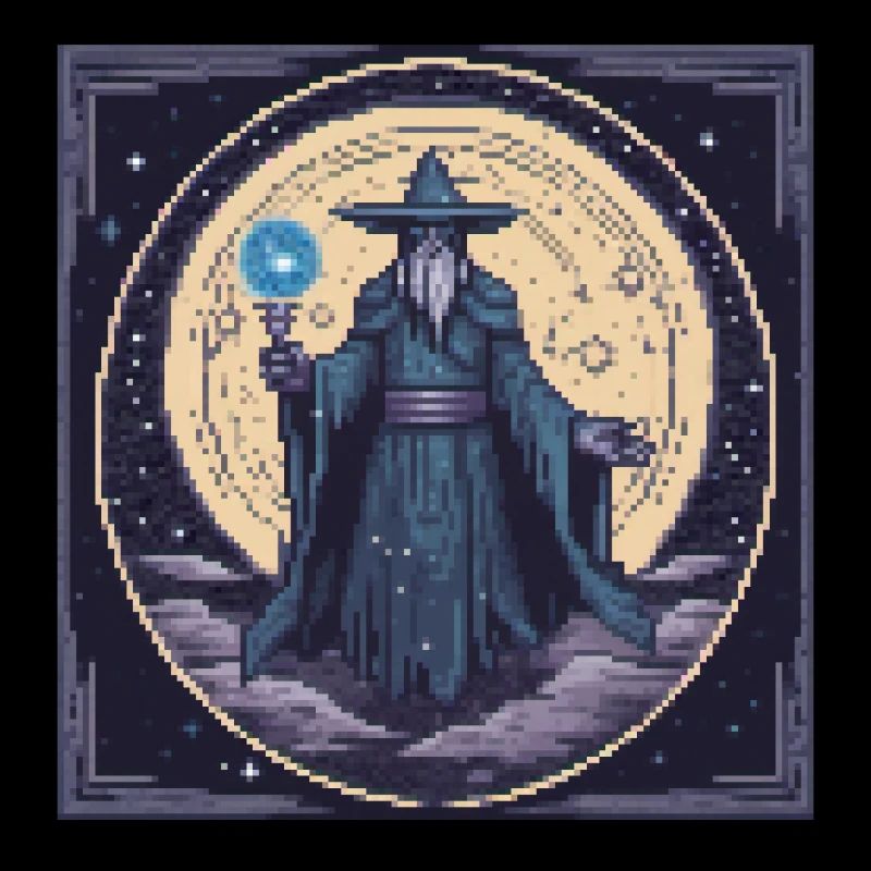 Mystischer Pixelmagier