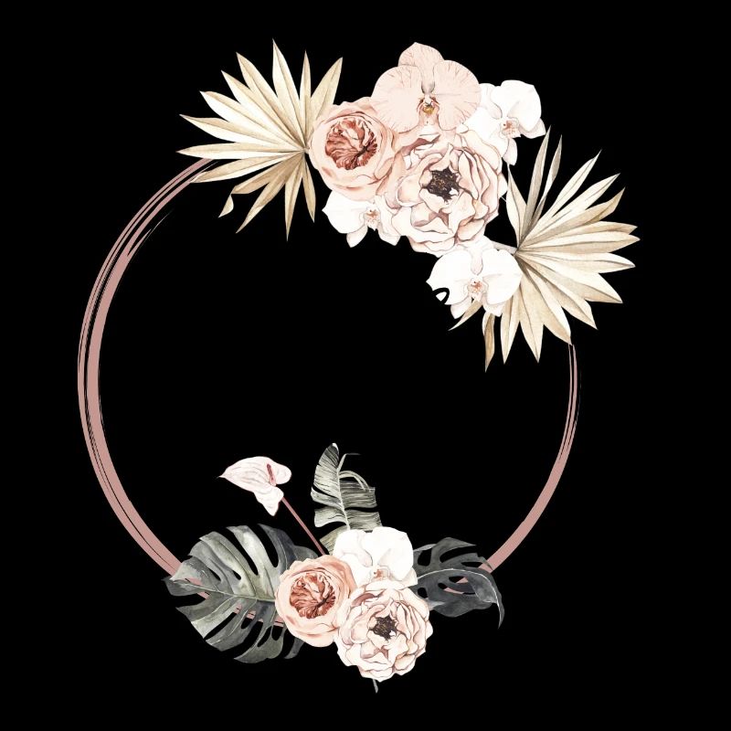 Tropisches Blumenbrautteam - Junggesellinnenabschied Geschenkidee