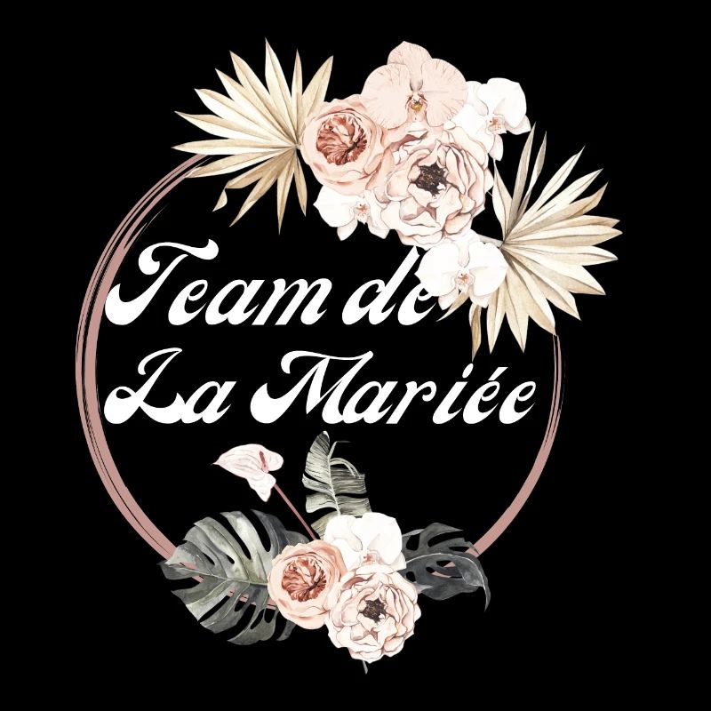 Tropical Floral Bridal Team - Bachelorette Party Gift Idea