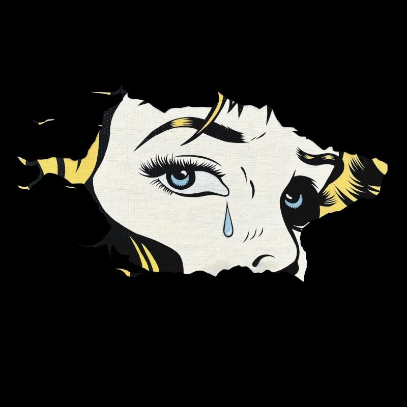 Fresque murale Maryline année 80