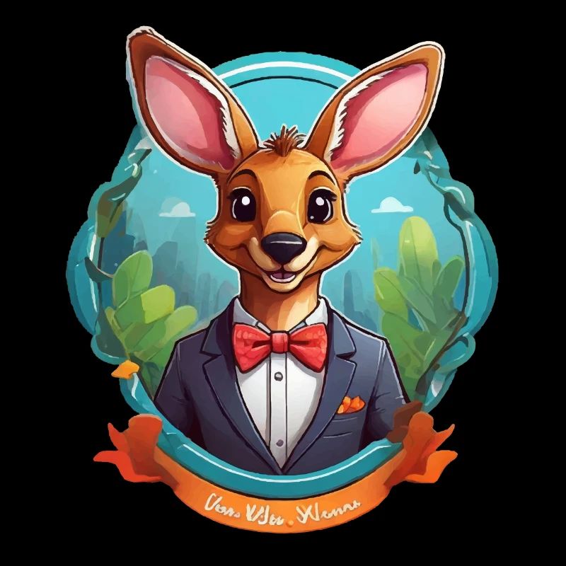 Funny Comic Kangaroo