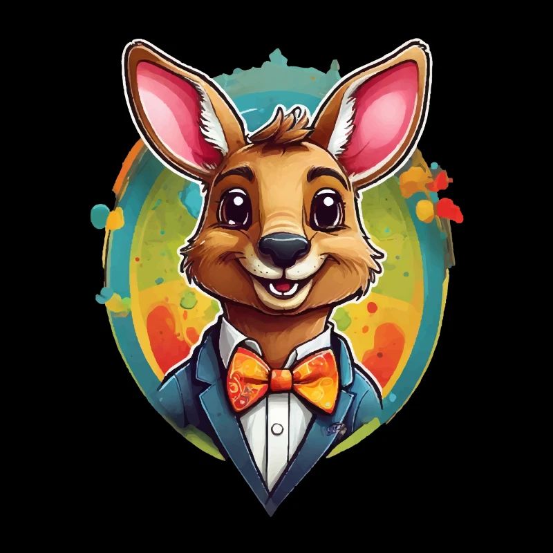 Funny Comic Kangaroo