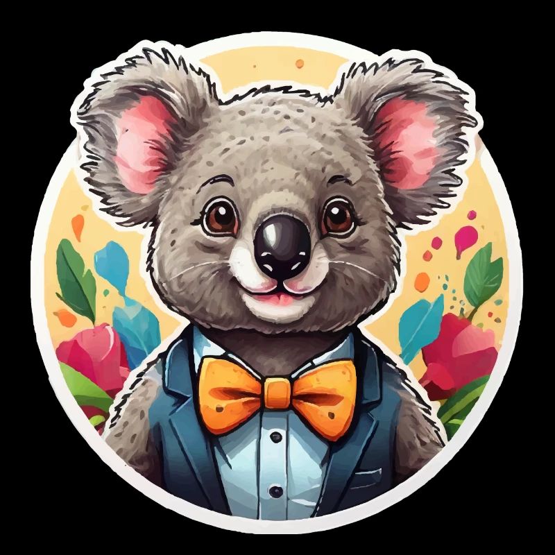 Lustiges Comic Koala