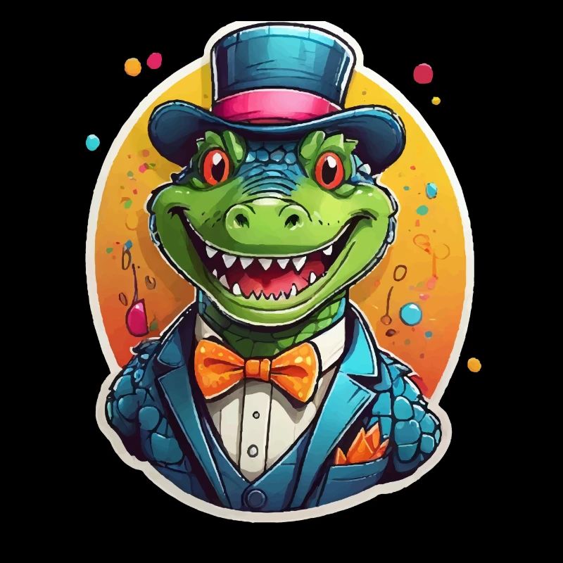 Crocodile comique drôle