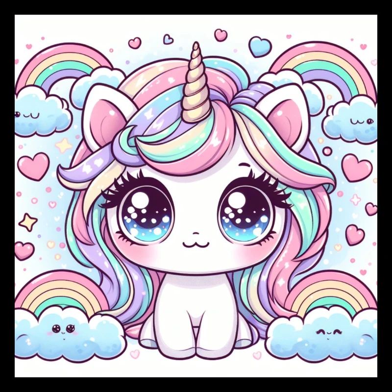 licorne arc en ciel