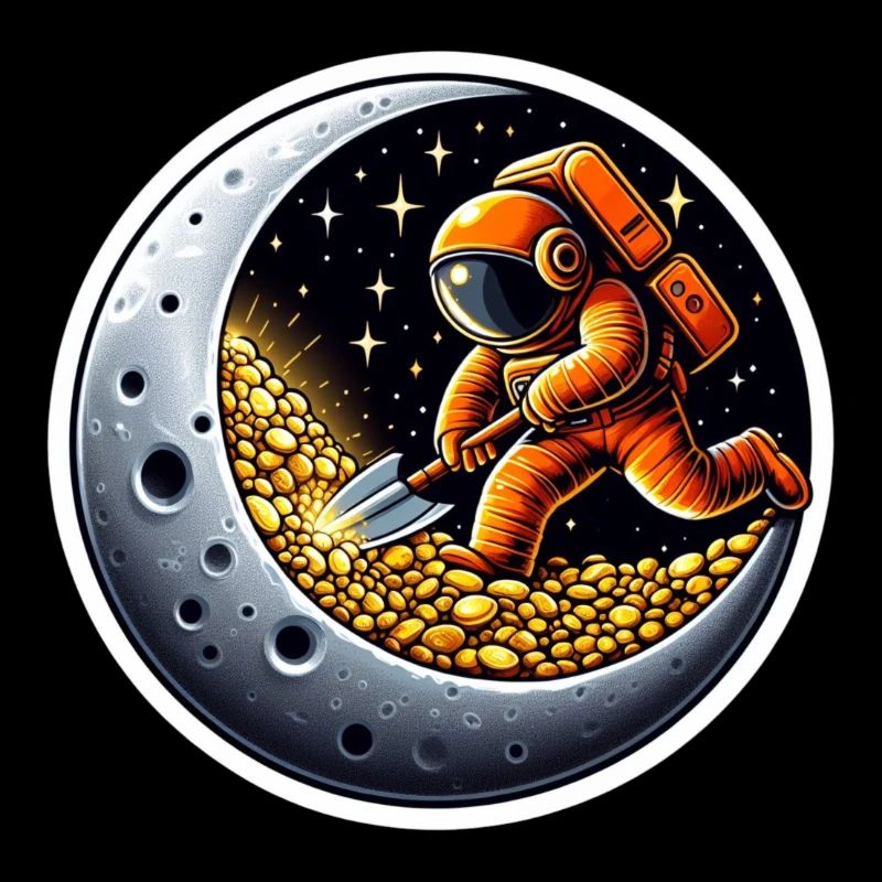 Raumfahrer Goldgräber
