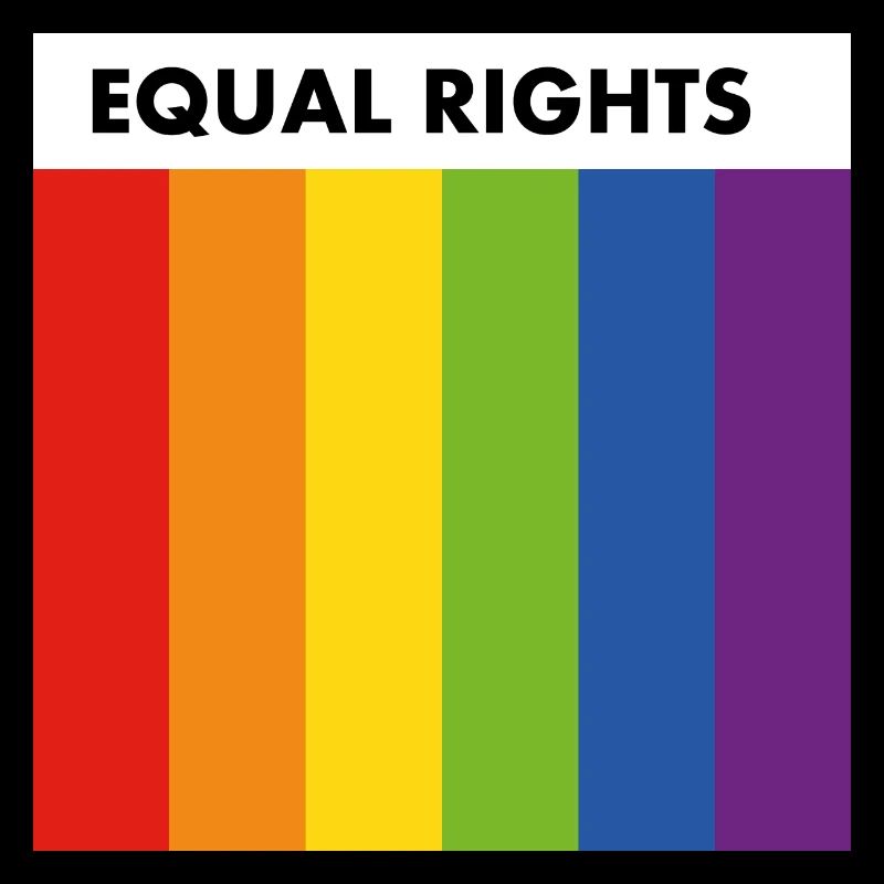 Equal rights pride flag