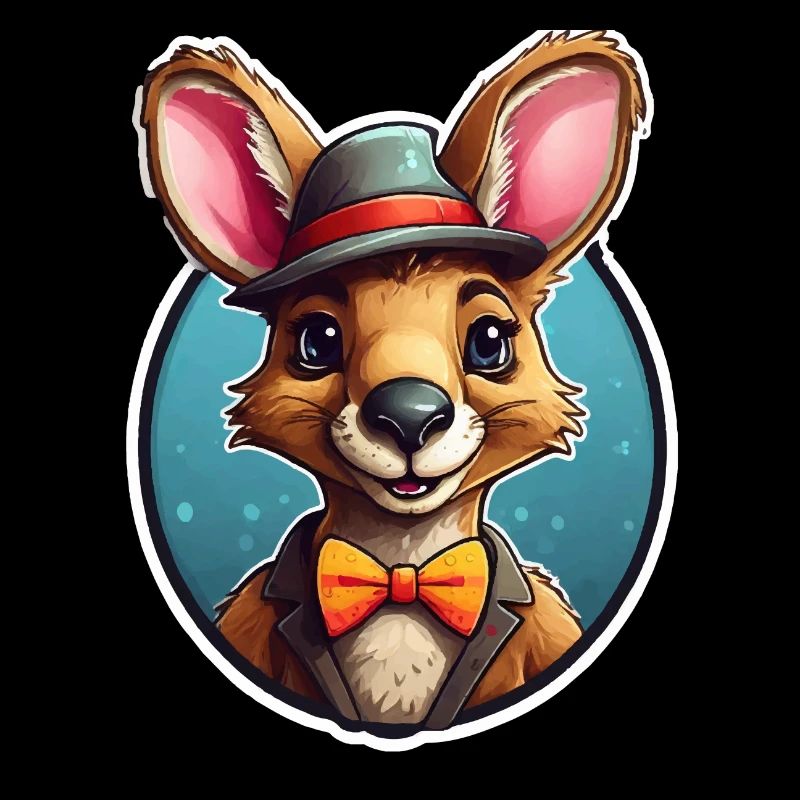 Funny Comic Kangaroo